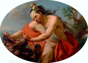 Herkules und der nemeische Löwe